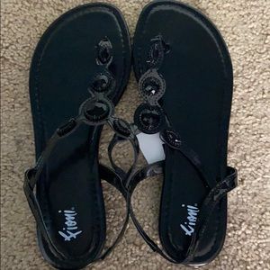 Fiona Black Sandals